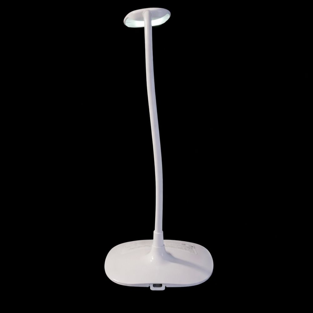 Sleek White LED Desk Lamp